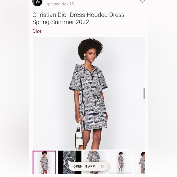 Christian Dior hooded Jacquard dress romper size medium - Picture 9 of 9